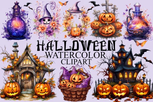 Elevate Your Autumn Projects with Halloween Sublimation Clipart
