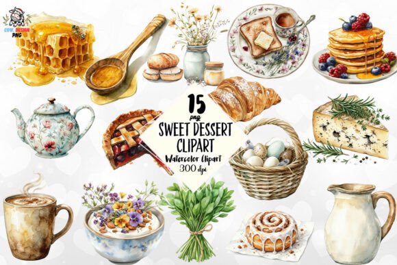 Sweet Dessert Clipart PNG: Enhancing Visual Design