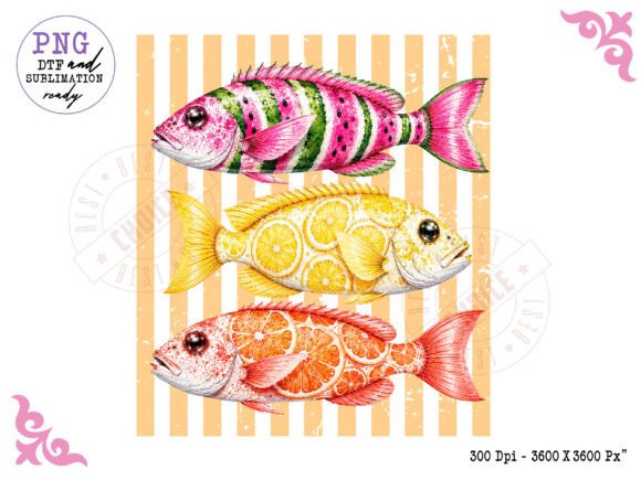 Whimsical Preppy Coastal Fish PNG: A Designer's Delight